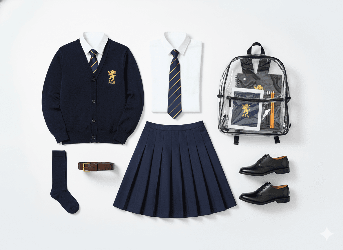 School Dress with Accessories